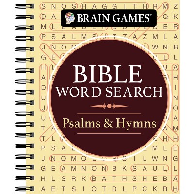 Brain Games - Bible Word Search: Psalms and Hymns - by  Publications International Ltd & Brain Games (Spiral Bound)