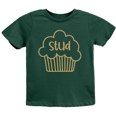 The Juniper Shop Stud Muffin Plain Youth Short Sleeve Tee - XL - Forest