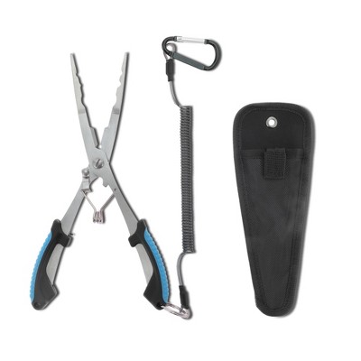 Unique Bargains Fishing Pliers Fishing Pliers Hook Remover Needle Nose Pliers Fishing 1 Set