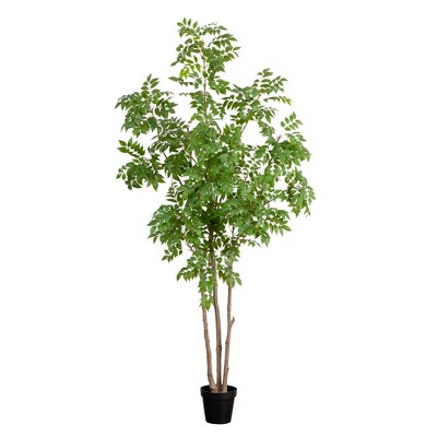 Nearly Natural 8-ft Artificial Sumac Tree