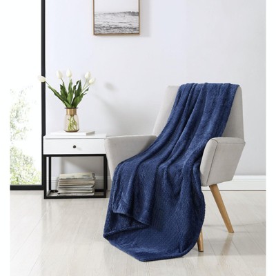 Kate Aurora Ultra Soft & Plush Herringbone Fleece Throw Blanket Covers