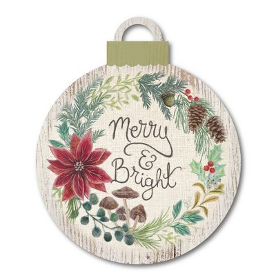 Christmas Chalk III Light Hanging Ornament Artboard