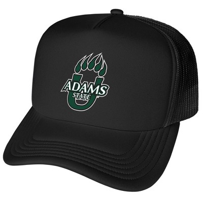 Gender Neutral Official Adams State University Primary Logo Foam Snapback Trucker Hat - for Men and Women Black Black One Size