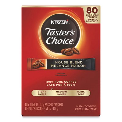 Nescafé Taster's Choice Stick Pack, House Blend, 80/Box