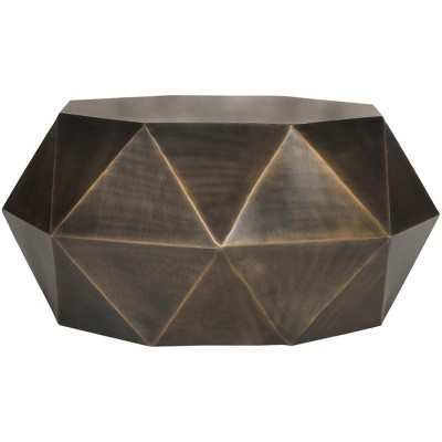 Astrid Faceted Coffee Table  - Safavieh