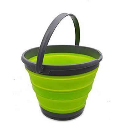 SAMMART 10L (2.6 Gallon) Collapsible Plastic Bucket
