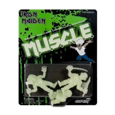 Super7 Iron Maiden M.U.S.C.L.E. Glow in the Dark Mini-Figure Set