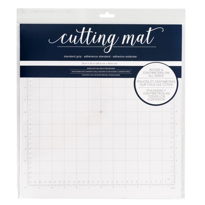 American Crafts 12"X12" Adhesive Cutting Mat-Standard Grip