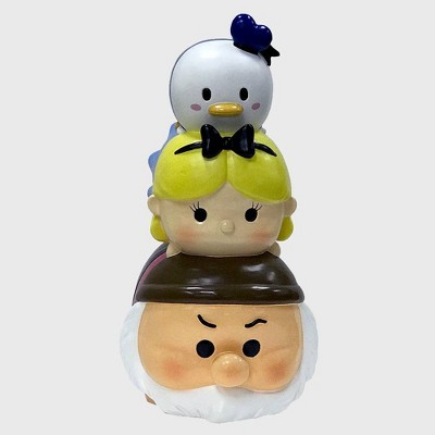 Disney 10" Tsum Tsum Resin Garden Statue With Grumpy, Alice And Donald Duck: Outdoor Decorative Object, No Battery Required