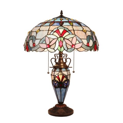 Chloe Lighting CH3T381VB18-DT3 GRENVILLE Victorian Dark Bronze 3 Light Double Lit Table Lamp 18"