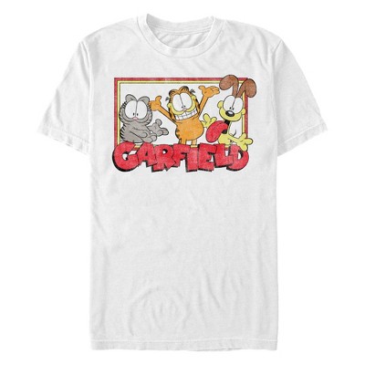 Men's Garfield Distressed Friends Squad T-Shirt