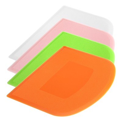 Unique Bargains Kitchen Flexible Baking Polyethylene Plastic Dough Scraper