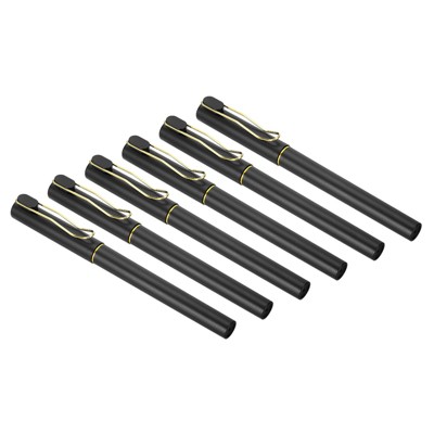 Unique Bargains Metal Smooth Writing Office Reusable Gel Ink Rollerball Pens 12 Pcs