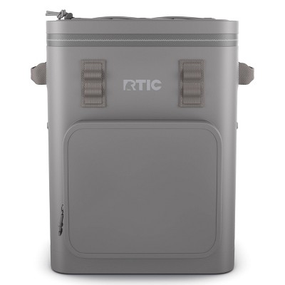 RTIC Outdoors 24 Can Ultra-Tough Backpack Cooler - Gray: Vinyl Liner, Holds 24 Cans