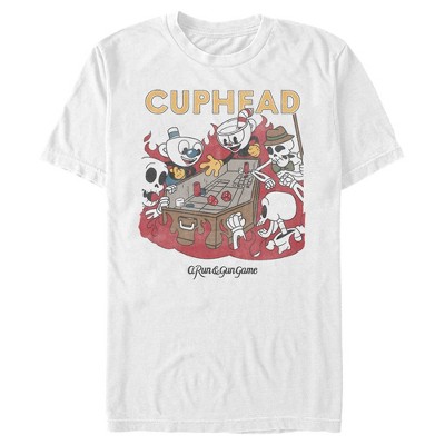 Men's Cuphead Playing Craps at the Devil's Casino T-Shirt