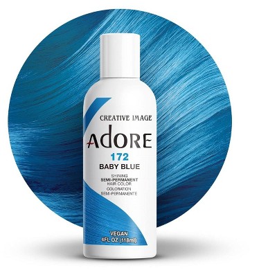 Creative Image Adore Semi-Permanent Hair Color - 172 BABY BLUE - Haircolor Dye