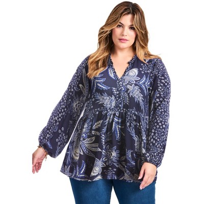 Avenue Floral Fields Tunic