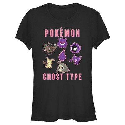 Juniors Womens Pokemon Ghost Type Group T-Shirt