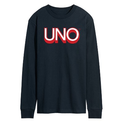 Men's - UNO - Men's Long Sleeve T-Shirt Long Sleeve Graphic T-Shirt