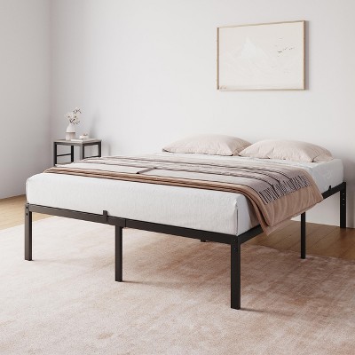 Full Metal Platform Bed Frame with Storage Drawers Steel Slat Support - No Box Spring Needed, Mattress Foundation, Heavy Duty, Easy Assembly