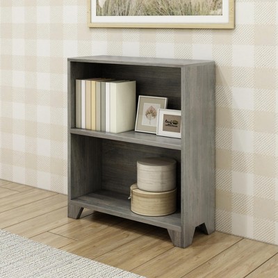 Max & Lily Bookshelf, 2 Shelf Bookcase Modern Farmhouse Solid Wood Shelves for Bedroom