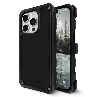 Pelican Shield Apple iPhone 15 Pro MagSafe Compatible Case with Holster