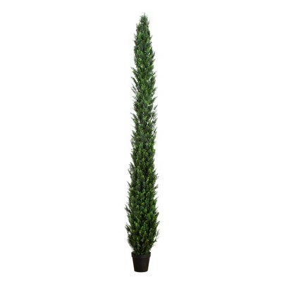 Nearly Natural 12-ft UV Resistant Artificial Cedar Pine Tree (Indoor/Outdoor)