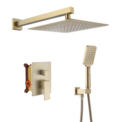 CASAINC High Pressure Square Shower System