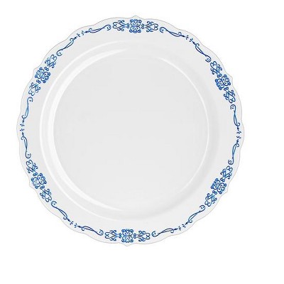 Exquisite Victorian Design Plates Holiday Plate Wedding Plate- 60 Count
