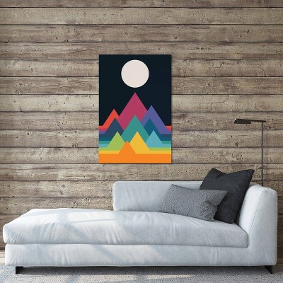 iCanvas Whimsical Mountains by Andy Westface Canvas Print Wall Art