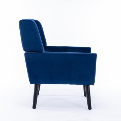 Cesicia Blue Accent Chair Ergonomics Accent Chair Living Room Chair Bedroom Chair Home Chair