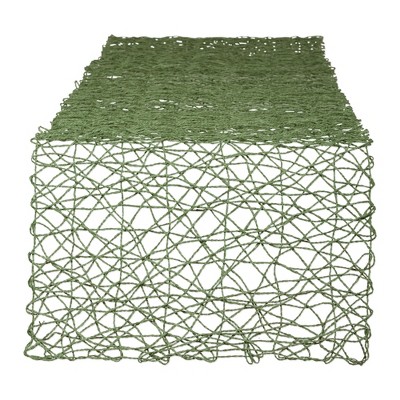 Design Imports  Artichoke Woven Paper Table Runner 14X72