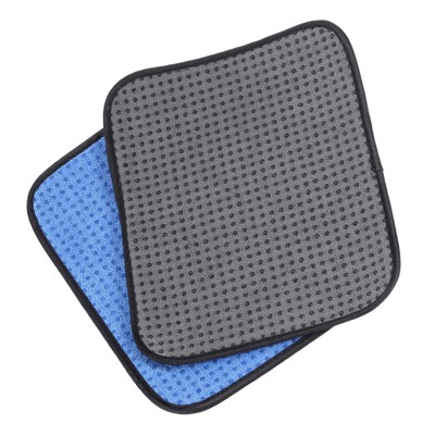 Unique Bargains Polyester Dotted Surface Cleaning Bowling Ball Towel 2 Pcs