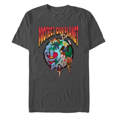 Men's Captain Planet and the Planeteers Protect Our Earth T-Shirt