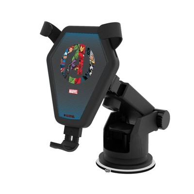 Keyscaper Marvel Avengers Grid 10-Watt Wireless Car Charger