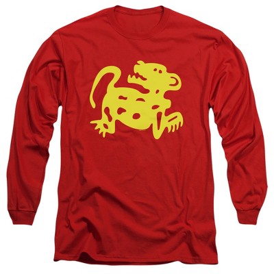 Men’s Legends Of The Hidden Temple Red Jaguars Long Sleeve T-Shirt