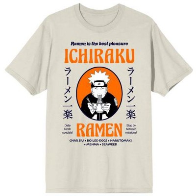 Naruto Shippuden Ichiraku Ramen is the Best on Tofu Men's Natural Graphic Tee