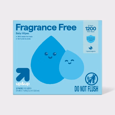 Fragrance-Free Baby Wipes - up&up™ (Select Count)