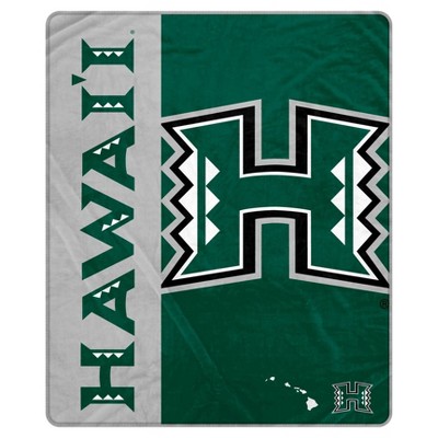 NCAA Hawaii Rainbow Warriors Ultra Soft Tailgate Throw Blanket