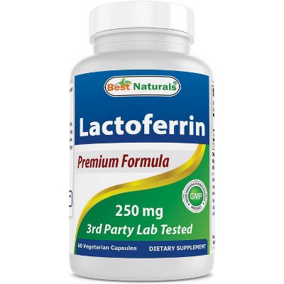 Best Naturals Lactoferrin 250 mg 60 Vegetarian Capsules