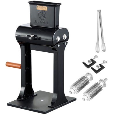 VEVOR Commercial Meat Tenderizer, Heavy Duty Stainless Steel Meat Tenderizer Machine, Quick and Easy Manual Operation Kitchen Tool, 5.8" Feed Port