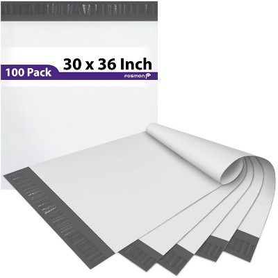 Fosmon 30" x 36", Large Self-Seal Tear-Proof Polyethylene Mailers