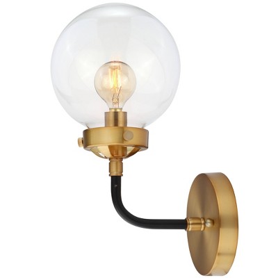 JONATHAN Y Caleb Contemporary Transitional Iron/Glass LED Vanity Light