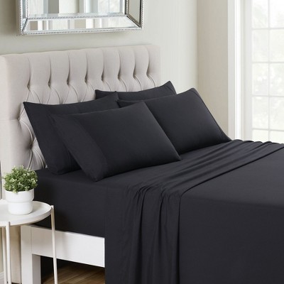 6 Piece Sheet Set, Deluxe Ultra Soft 1500 Series, Double Brushed Microfiber by Sweet Home Collection®