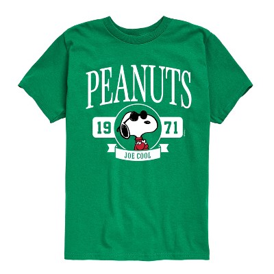 Boys' - Peanuts - Joe Cool Snoopy Collegiate 1971 Short Sleeve Graphic T-Shirt