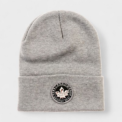 Canada Weather Gear Women's Winter Beanie - Stylish Knit Hat with Logo Patch & Warmth Indicator