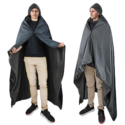 Catalonia Waterproof Outdoor Blanket for Cold Weather, Windproof Stadium Blankets for Sport Events, Wearable Weatherproof Blanket