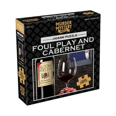 Bepuzzled Foul Play & Cabernet Classic Mystery Jigsaw Puzzle - 1000pc