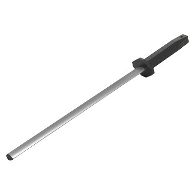 Winco Diamond Sharpening Steel, Oval, 12"