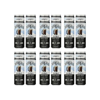 Virgil's Zero Sugar Root Beer - Case of 6/4 pack, 12 oz